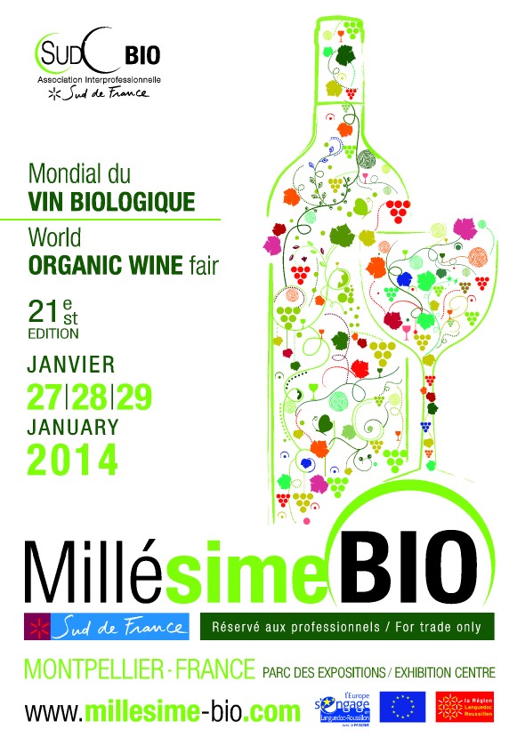 salon Millésime Bio, rendez-vous des viticulteurs bio, des marchands de vin, cavistes, importateurs...